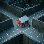US real estate at the crossroads: the human game under the high walls